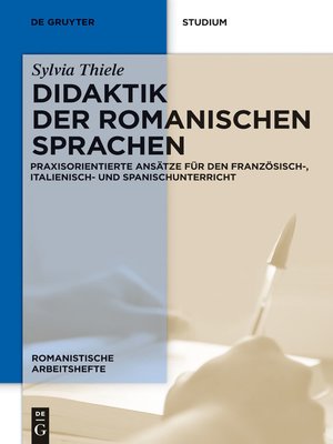 cover image of Didaktik der romanischen Sprachen